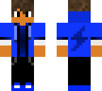 blue hoodie boy