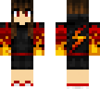 cute fire girl