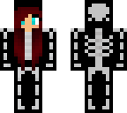 cute skeleton girl