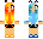 fire and icy girl