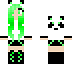 green panda skin