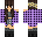 purple flannel