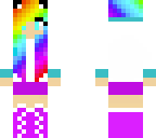 rainbow girl