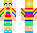 rainbow girl