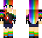 rainbow girl
