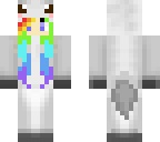rainbow llama girl