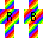 rainbow person