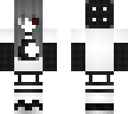 black and white ghoul oc