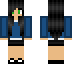 blue girl