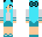 blue kitty girl