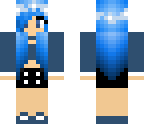 blue school girl