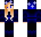 in blue