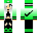 me with green