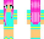 pink-haired girl