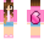 pink wolf girl edit