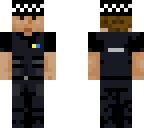 police officer brunette