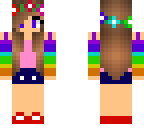 rainbow flower girl