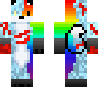 rainbow fox zombie