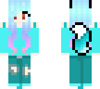 rainbow hair girl