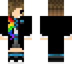 rainbow ravenclaw girl