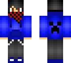 blue hoddie