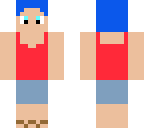 boy in shorts and tanktop