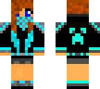 cool girl blue