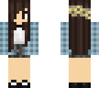 cute flannel girl