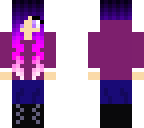 purple hoodie girl