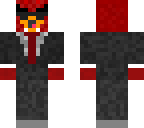 red with tuxedo