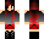 black and red teen