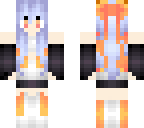 blue haired girl