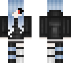 blue haired mangle girl