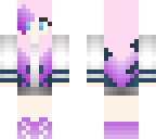 girl with purple highlights