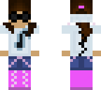 headphone party girl with glasses