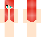 hot red head base with blue eyes