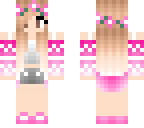 pink fall girl