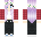 purple hair girl edit