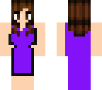 purple prom girl