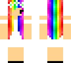 rainbow girl