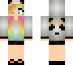 rainbow panda girl