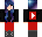 youtube girl with galaxy hair