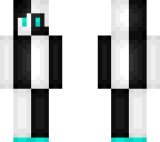 black white