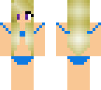 normal blue bikini blond