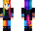 rainbow girl