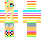 sweet rainbow girl
