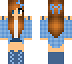 blue girl