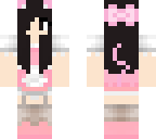 candysenpai as a maid cafe girl