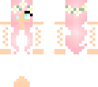 cute pink hair girl