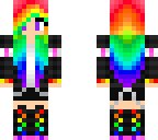 cute rainbow gir